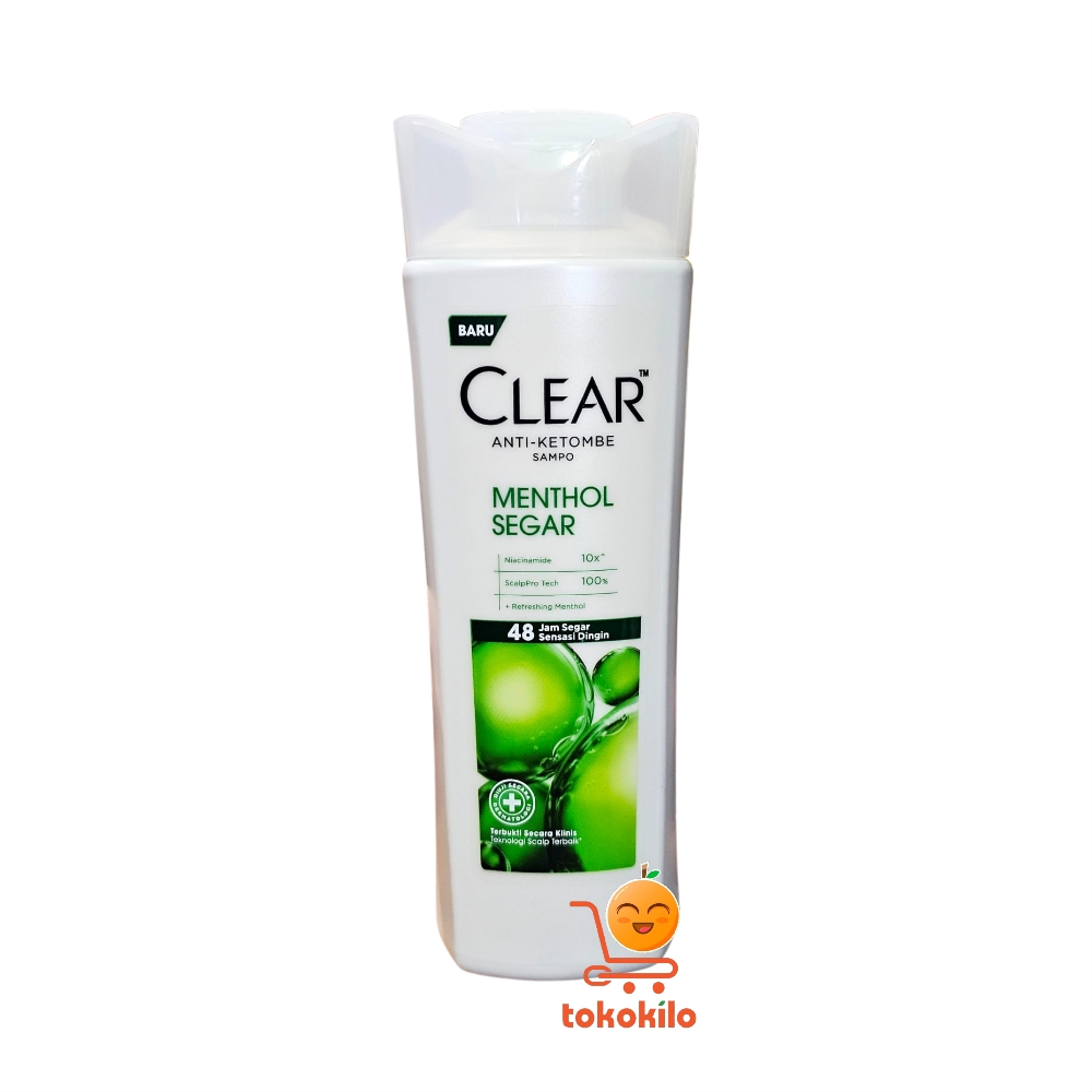 CLEAR Sampo Anti Ketombe Menthol Segar 160ml