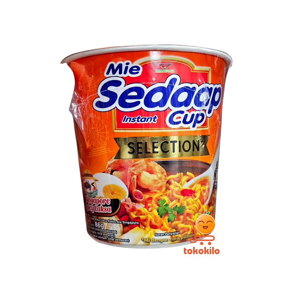 Mi Sedaap Cup Selection Singapore Spicy Laksa 86gr