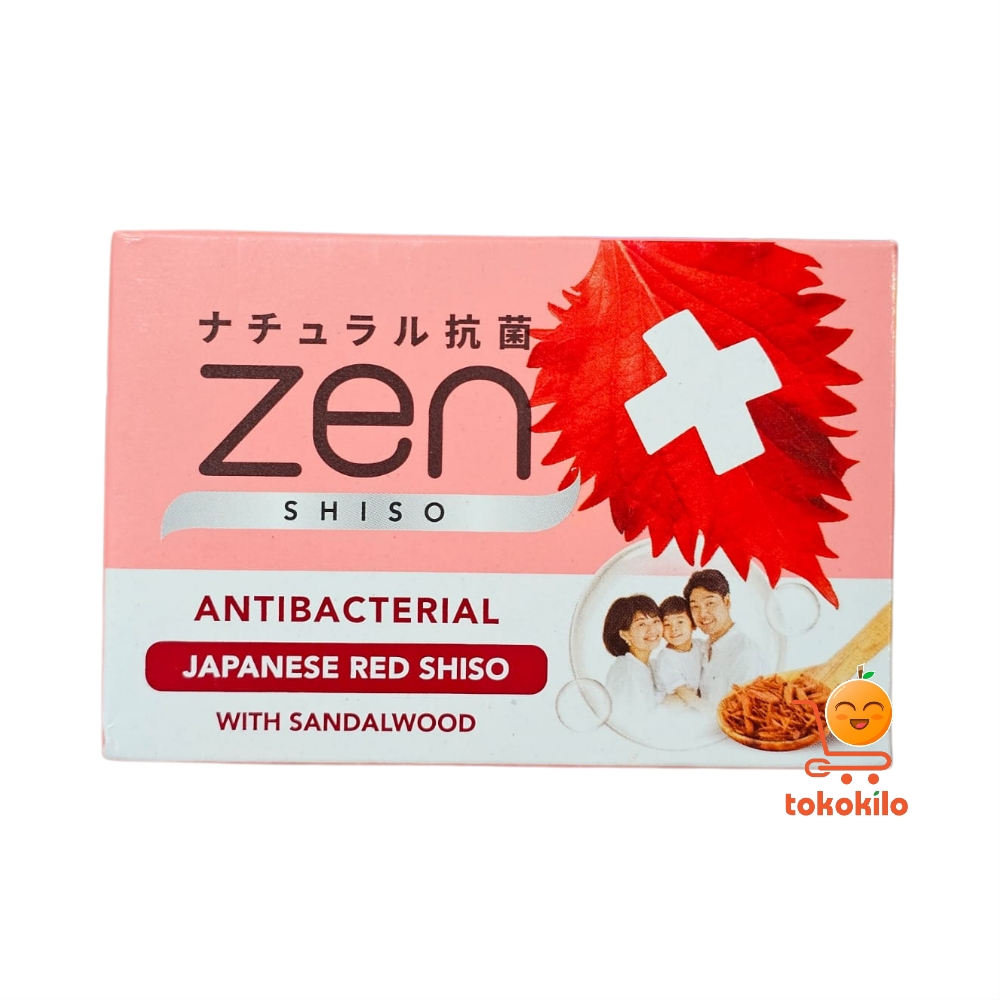 Sabun Batang Zen Antibakteri Japanese Red Shiso Sandalwood 70gr