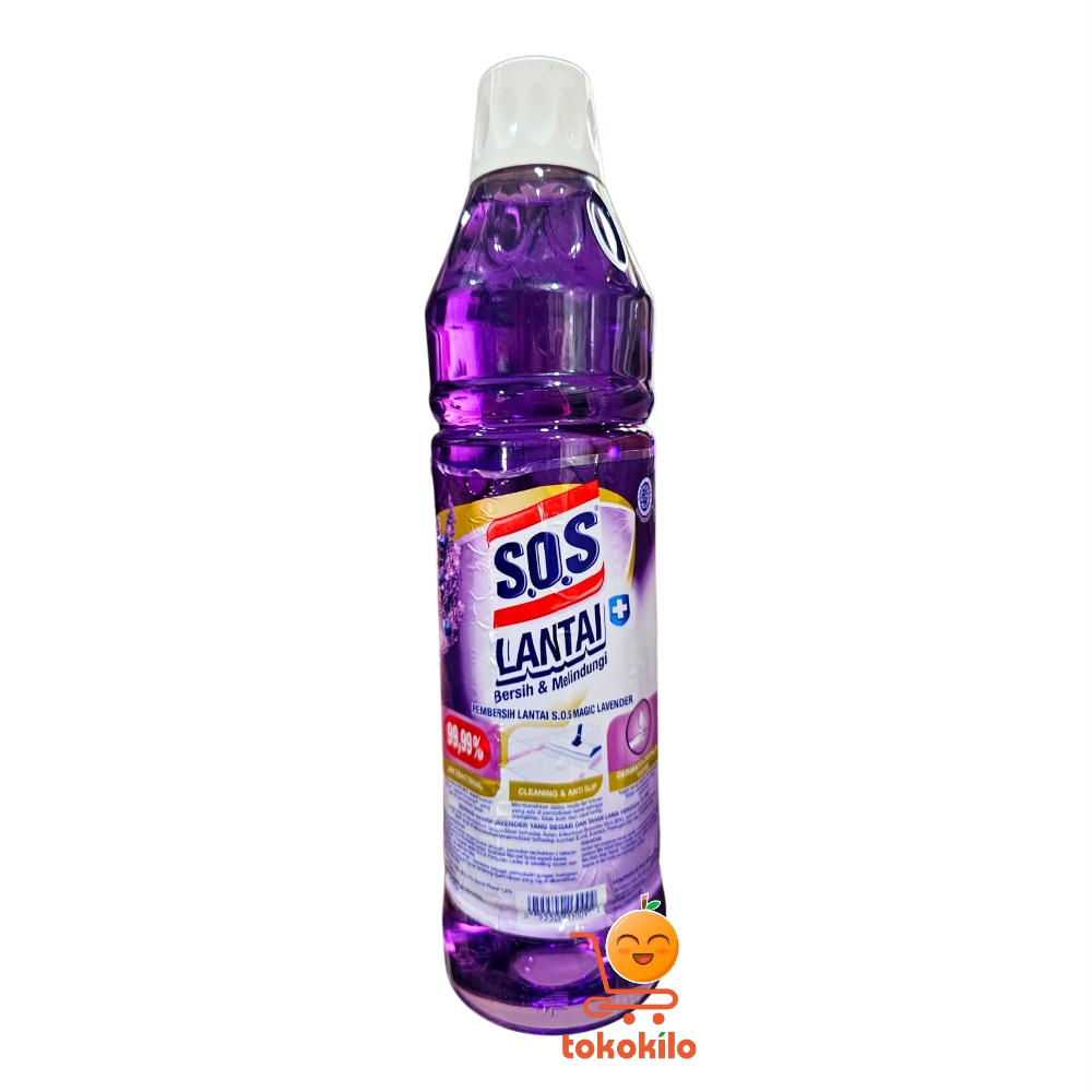 SOS Pembersih Lantai Magic Lavender Botol 780ml