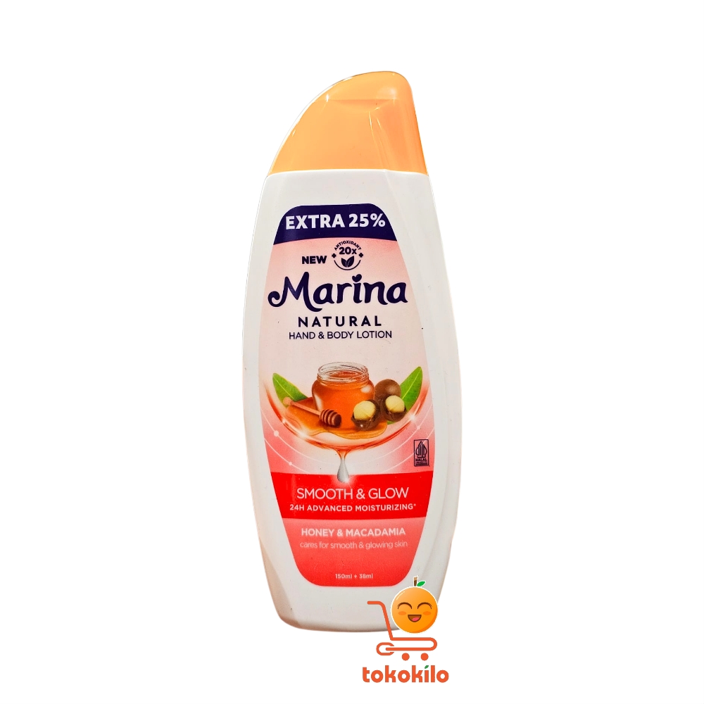 Marina Hand & Body Lotion Smooth & Glow 188ml
