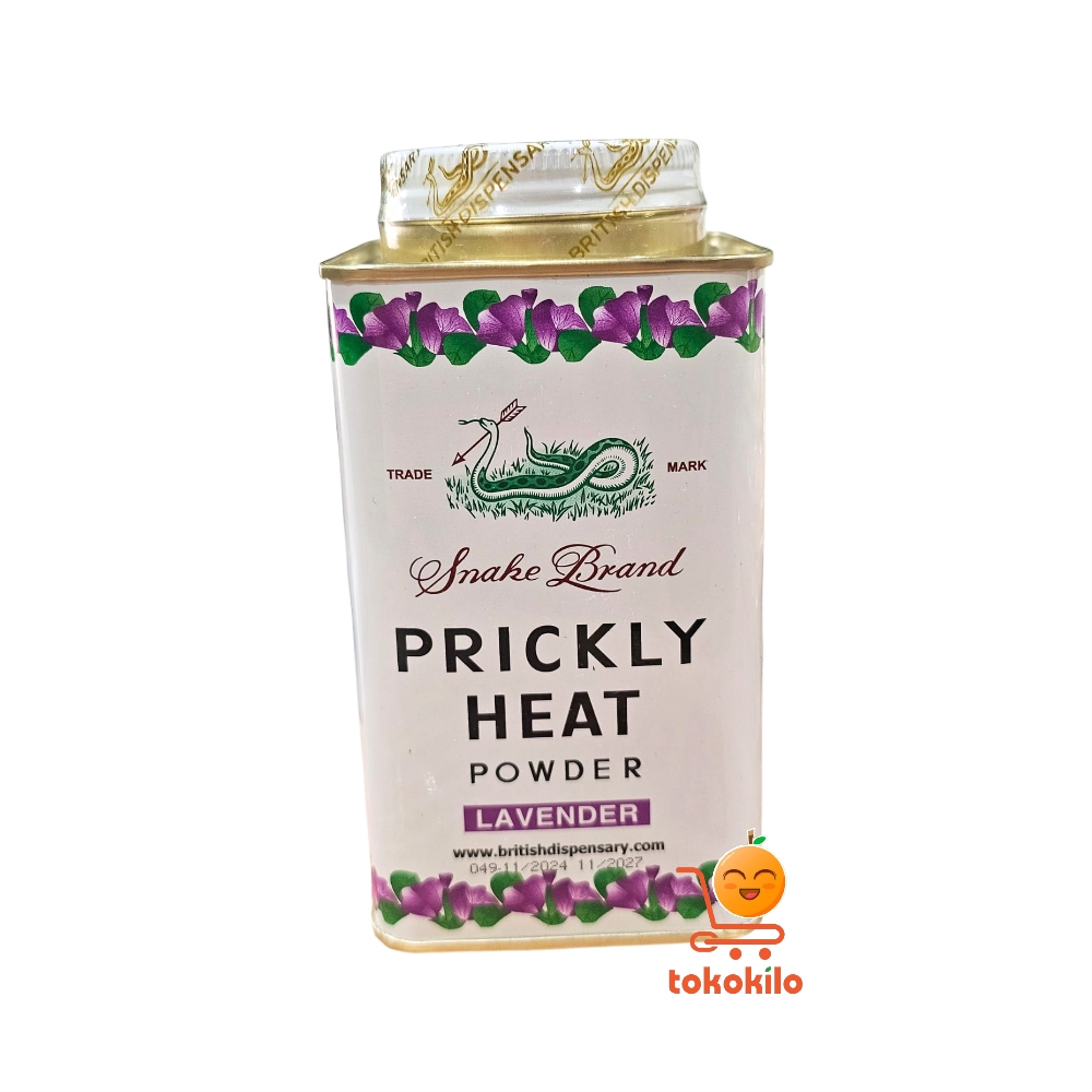 Snake Brand Prickly Heat Powder Lavender 150gr