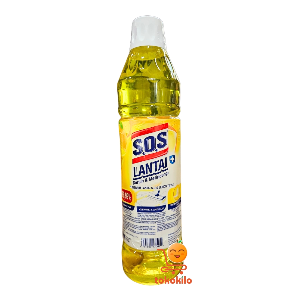 SOS Pembersih Lantai Lemon Twist 780ml