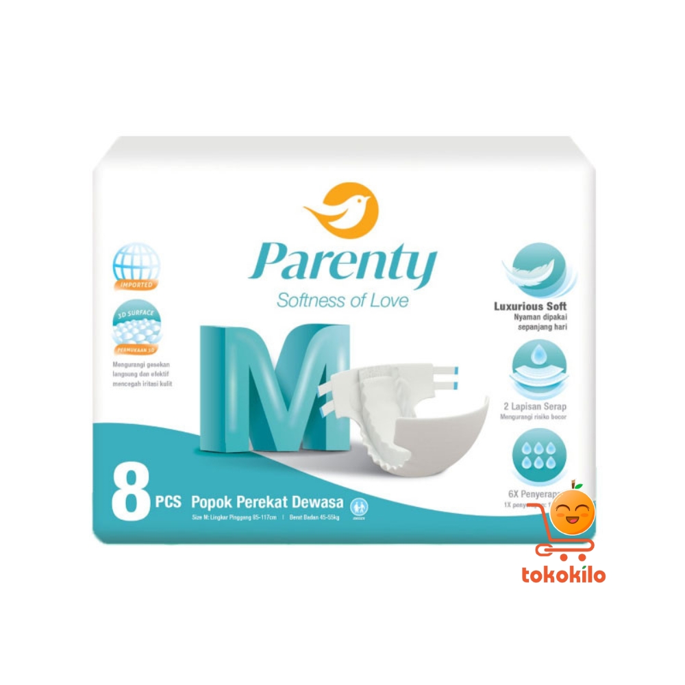 Popok Perekat Dewasa Parenty M8,L7,XL6