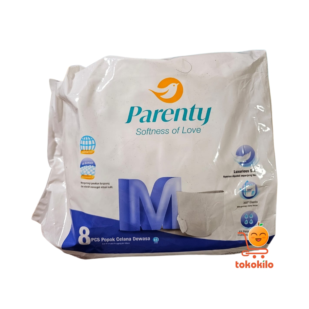 Popok Celana Dewasa Parenty M8, L7, XL6