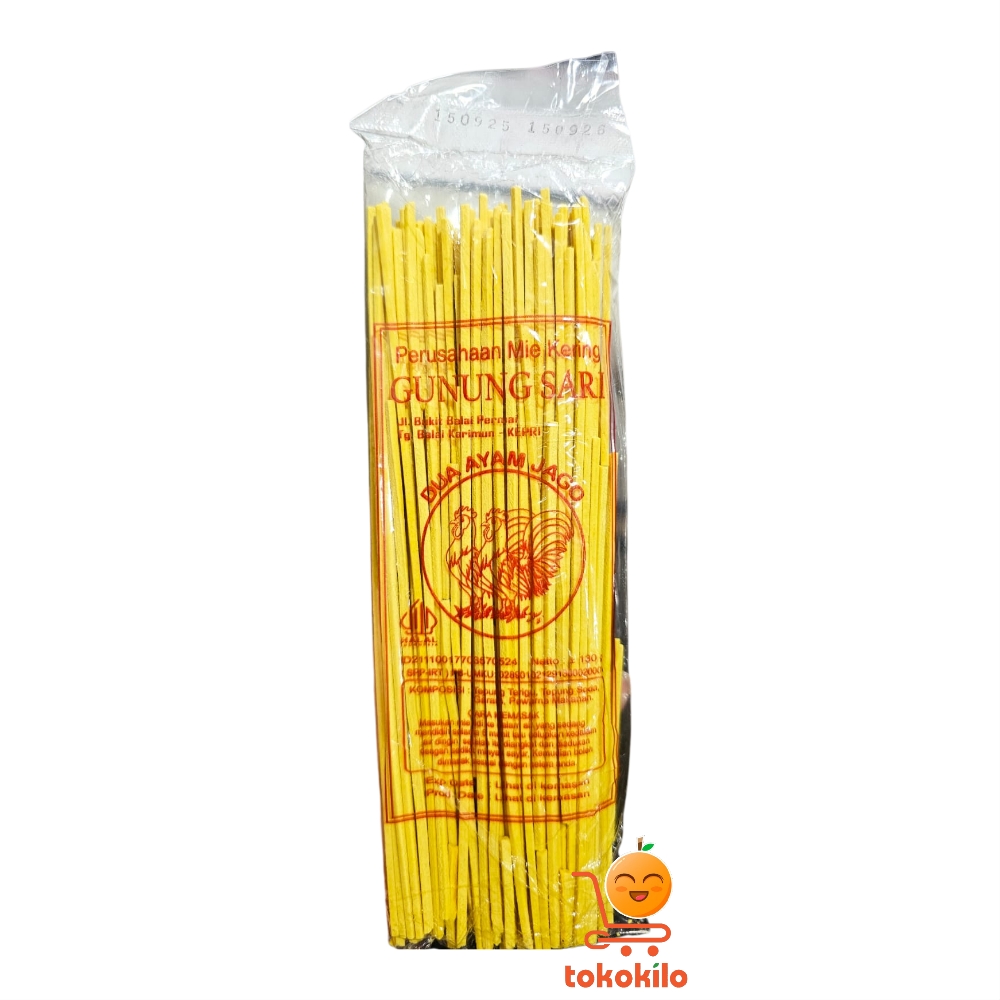 Mie Lidi Cap Dua Ayam Jago 130gr 