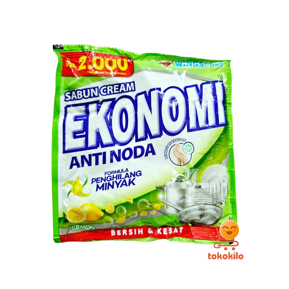 Ekonomi Sabun Cream Colek  Lemon 145gr, 380gr