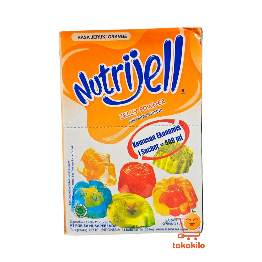 Nutrijell Jelly Powder Rasa Jeruk 10gr, 15gr