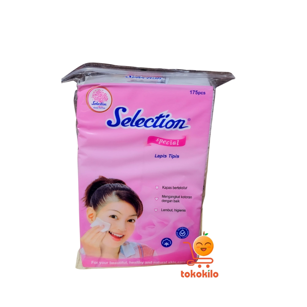 Selection Pembersih Muka Special Lapis Tipis 60gr, 175 pcs