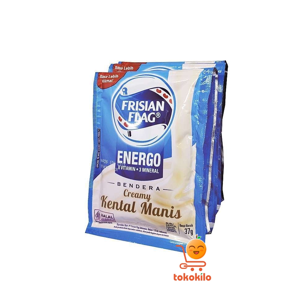 Frisian Flag Susu Kental Manis Rasa Vanilla (1 Pack X 6pcs) 37gr