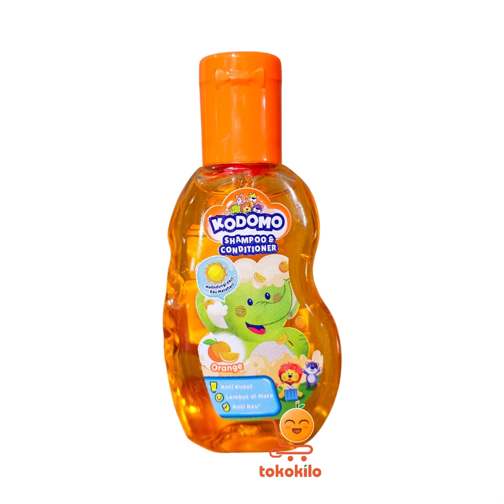 Kodomo 2-in-1 Shampoo & Conditioner Orange 45ml, 200ml