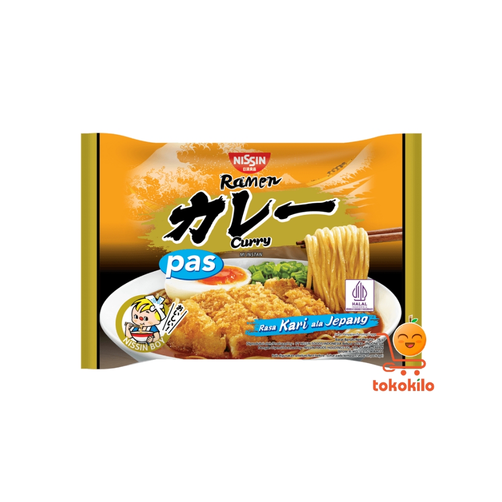 Mie Nissin Ramen Pas Curry Rasa Kari Ayam Ala Jepang 76gr 