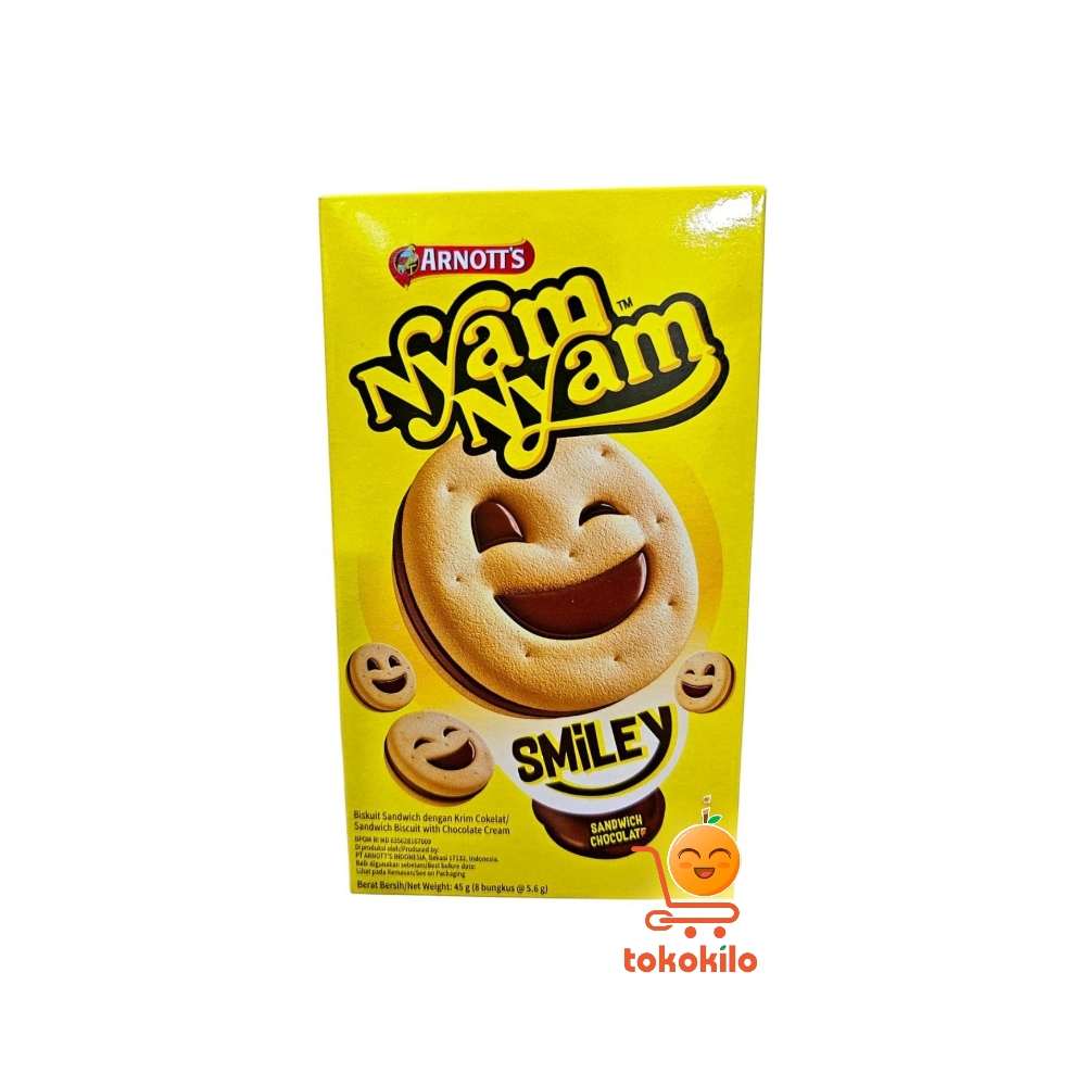 NyamNyam Smiley rasa cokelat 22,5gr, 45gr