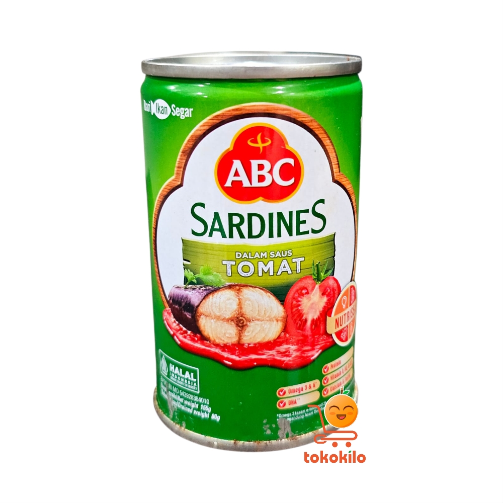 Sardines ABC Saus Tomat 155g, 425gr