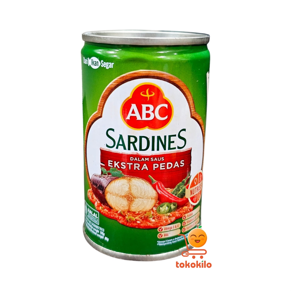 ABC Sardines Saus Ekstra Pedas 155gr, 425gr