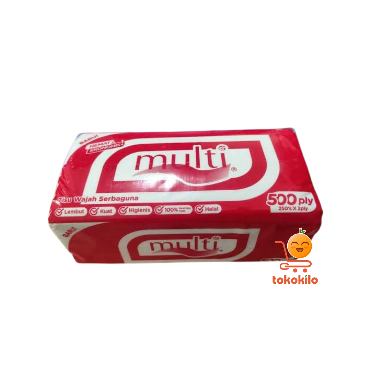 Tisu Multi Facial Tissue (500 ply)