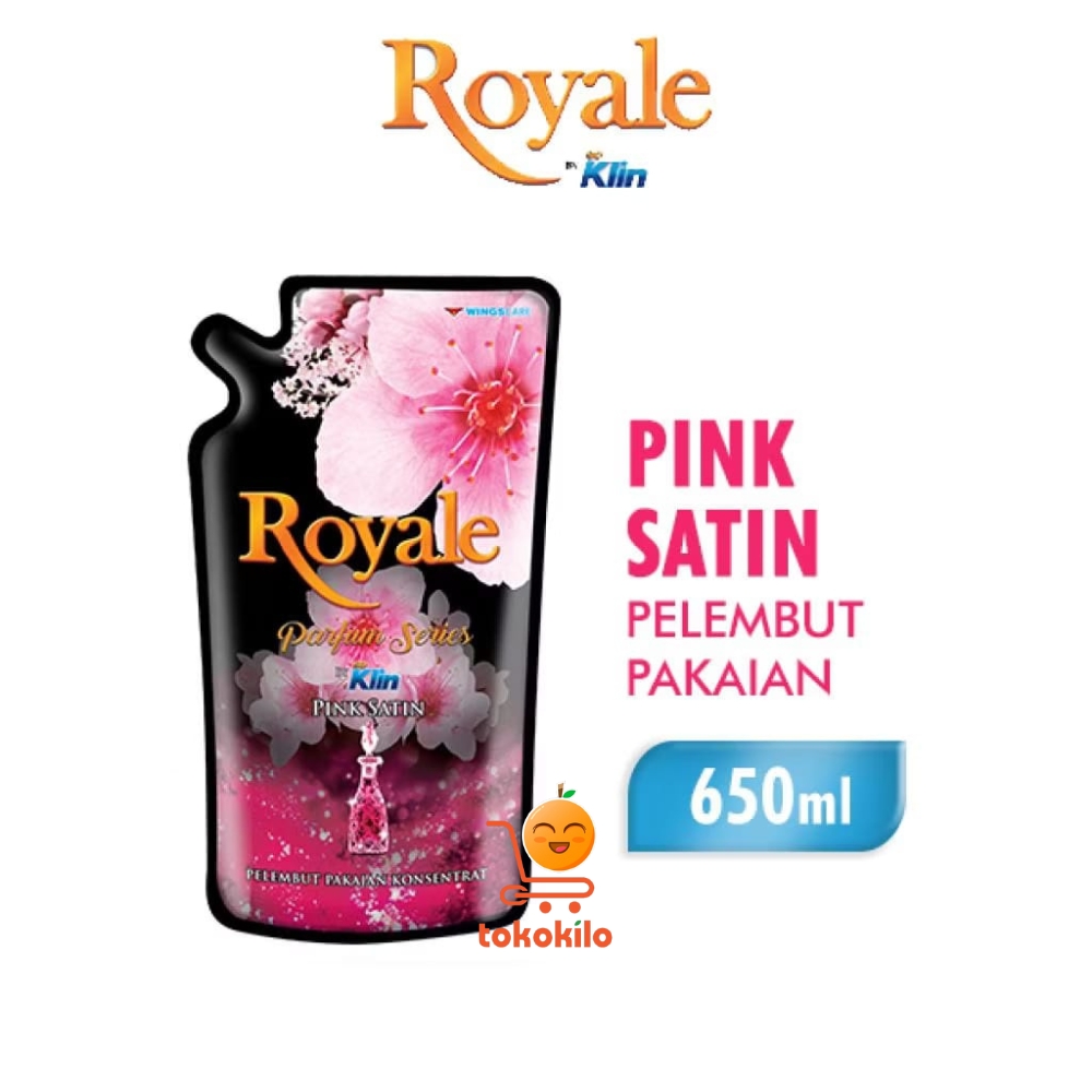 Soklin Pewangi Pakaian Royale Pink Satin 650ml