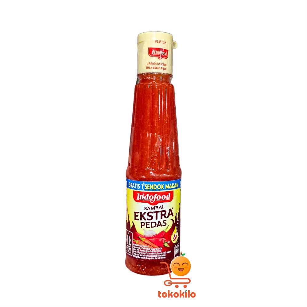 Indofood Sambal Ekstra Pedas 135ml (GRATIS Sendok Makan) , 275ml, 335ml