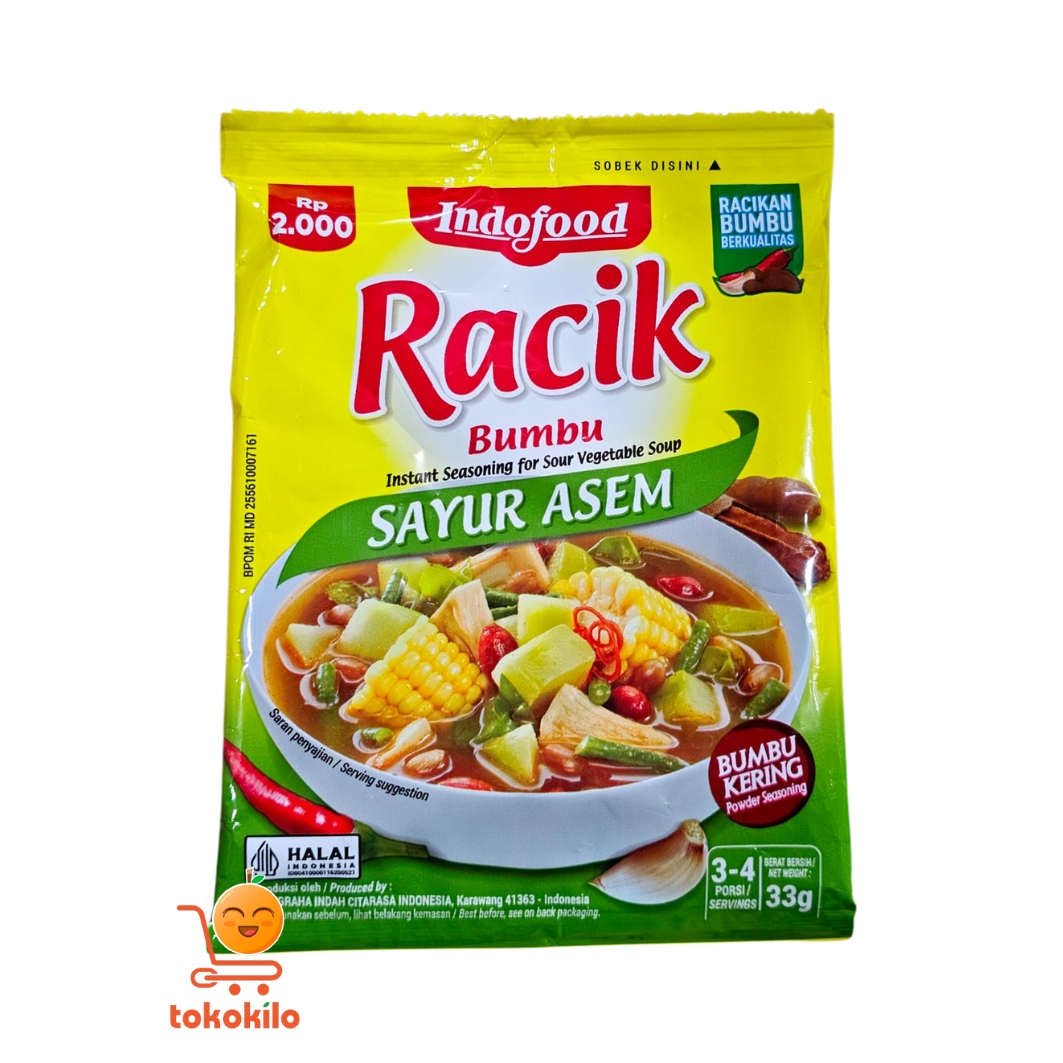 Indofood Bumbu Racik Sayur Asem 33gr (1 Renceng X 10pcs)