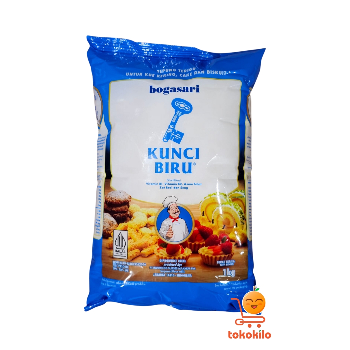 Bogasari Kunci Biru Tepung Terigu 1kg