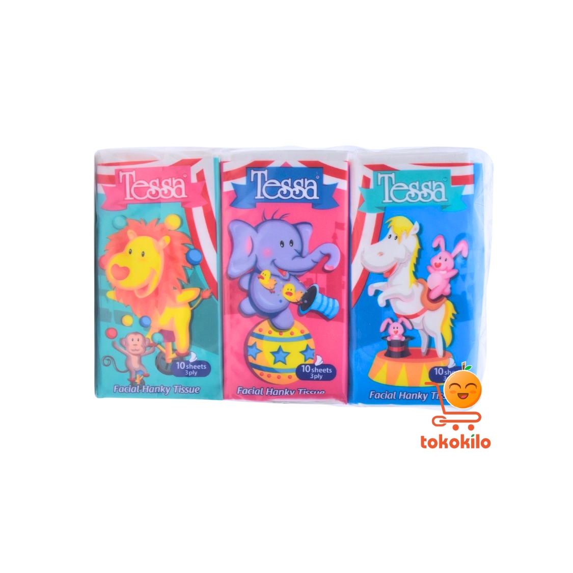 Tessa Facial Hanky Tissue (10 sheets) 