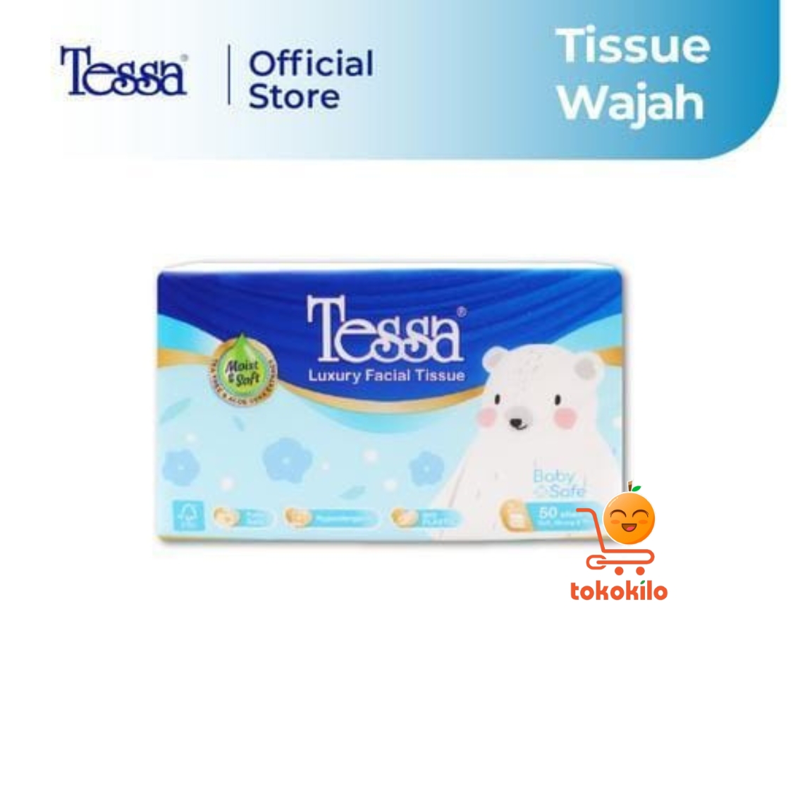 Tessa Luxury Facial Tissue (50 sheets)
