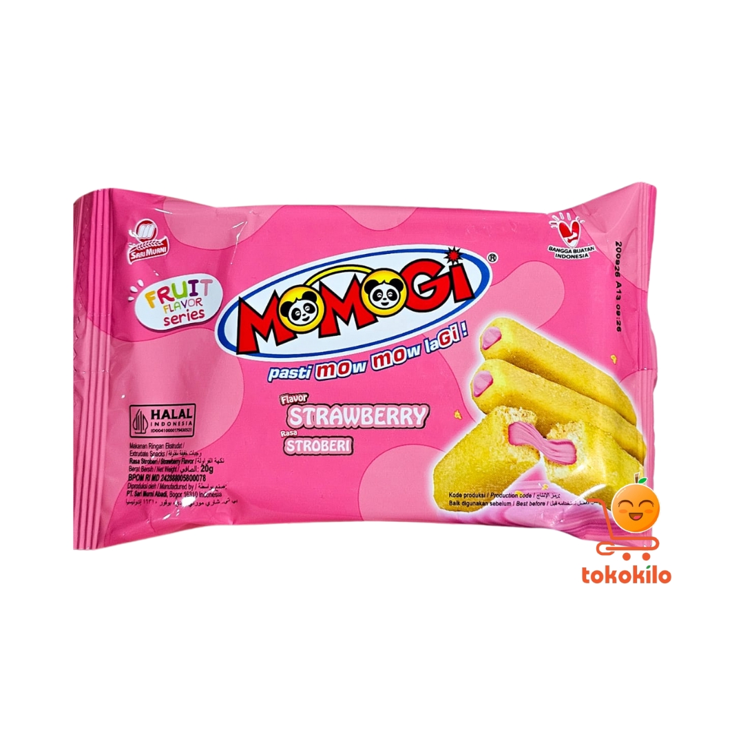 Momogi Fruit Flavor Series rasa Strawberi Stoberi 20gr