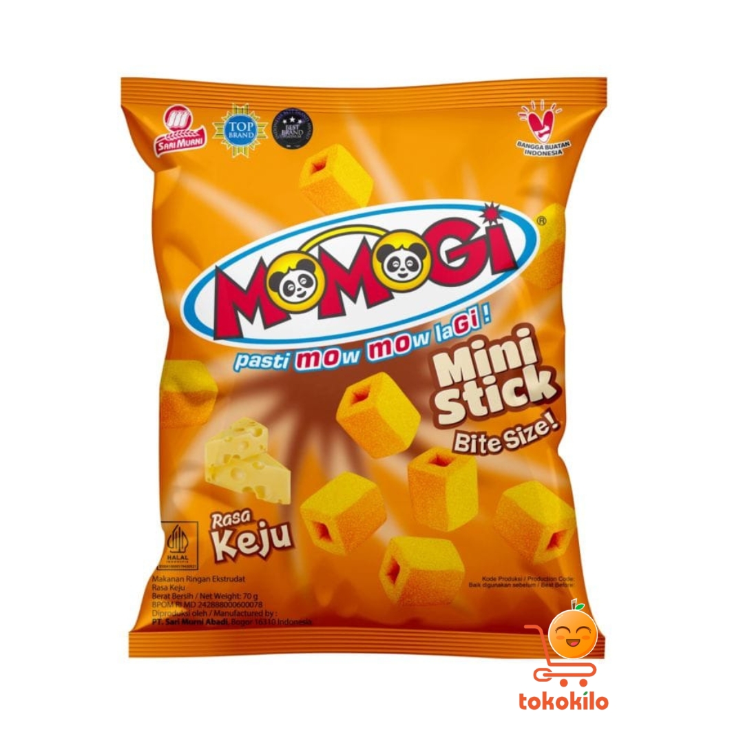 Momogi Mini Stick Rasa Keju 70gr, 20gr