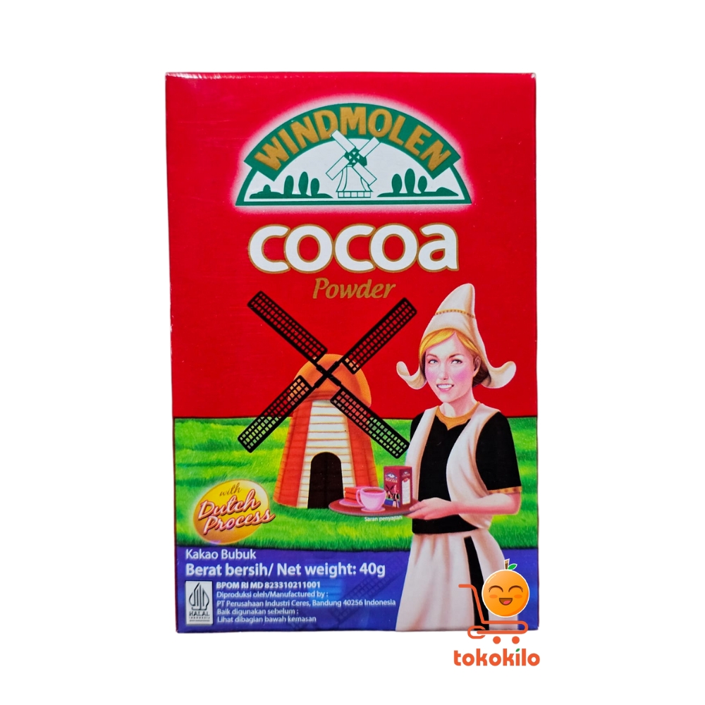 Windmolen Cocoa Powder 40gr, 80gr, 165gr