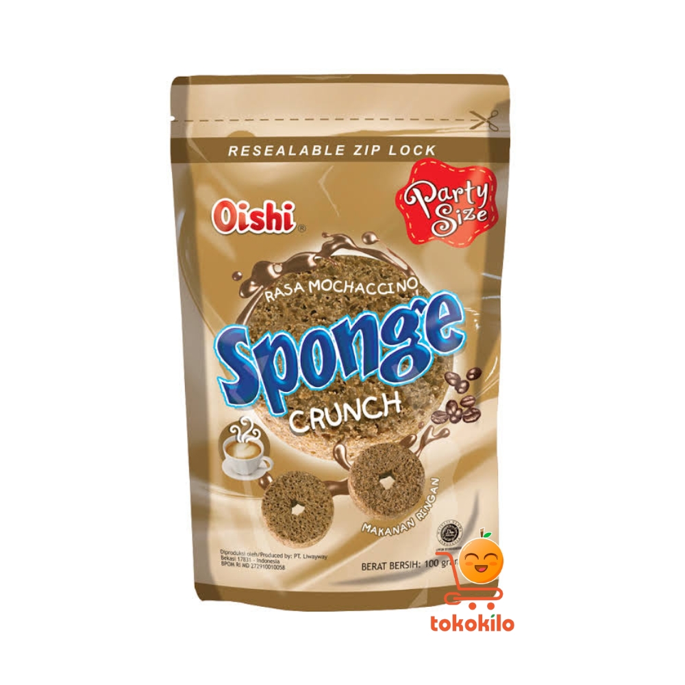 Oishi Sponge Crunch rasa Mochaccino 100gr