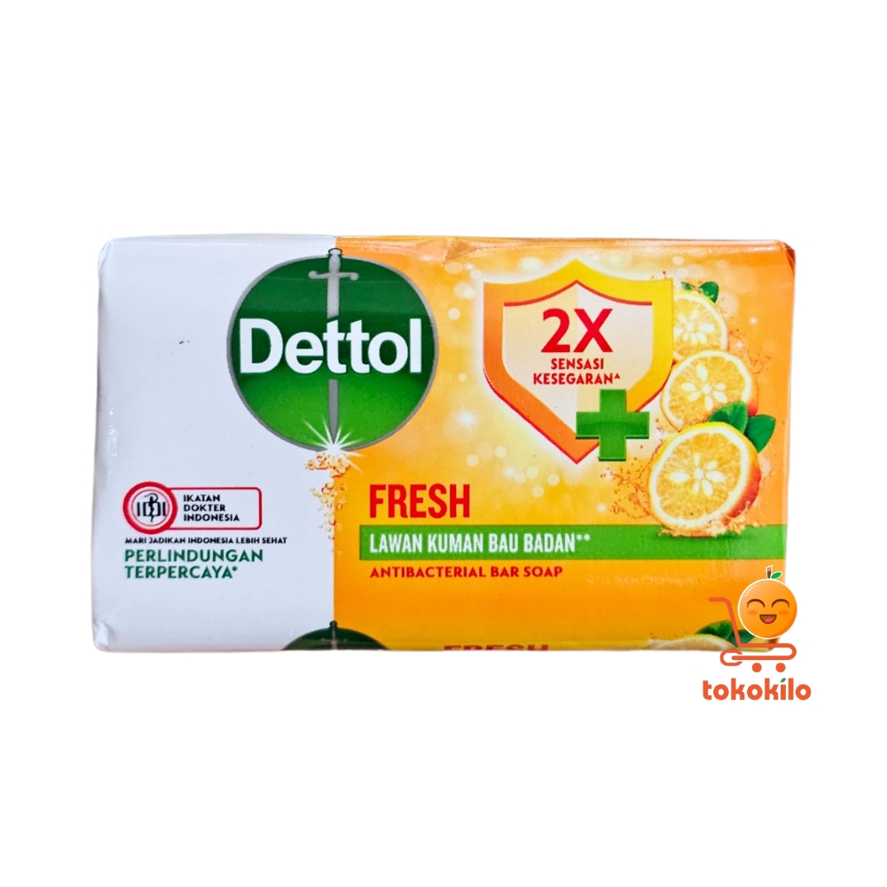 Dettol  Fresh Sabun Anti Bacterial 60gr