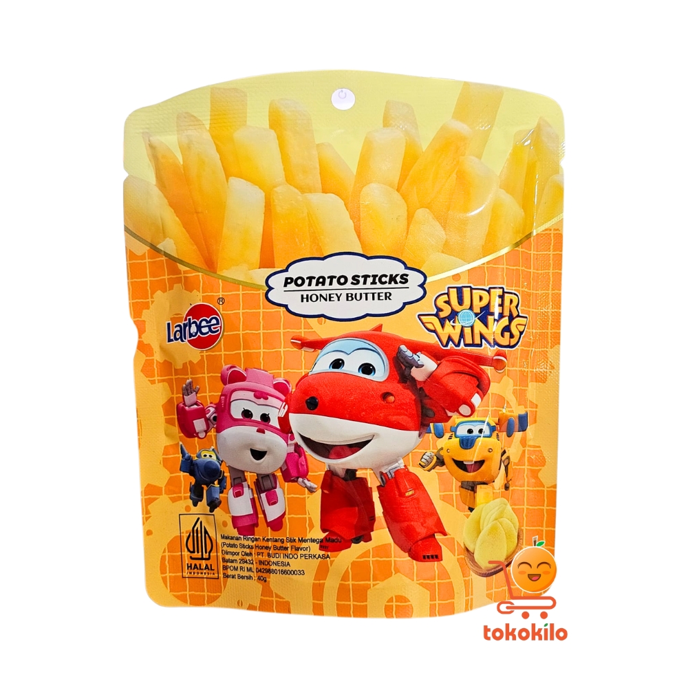 Larbee Super Wings Potato Sticks rasa Mentega Madu 40gr