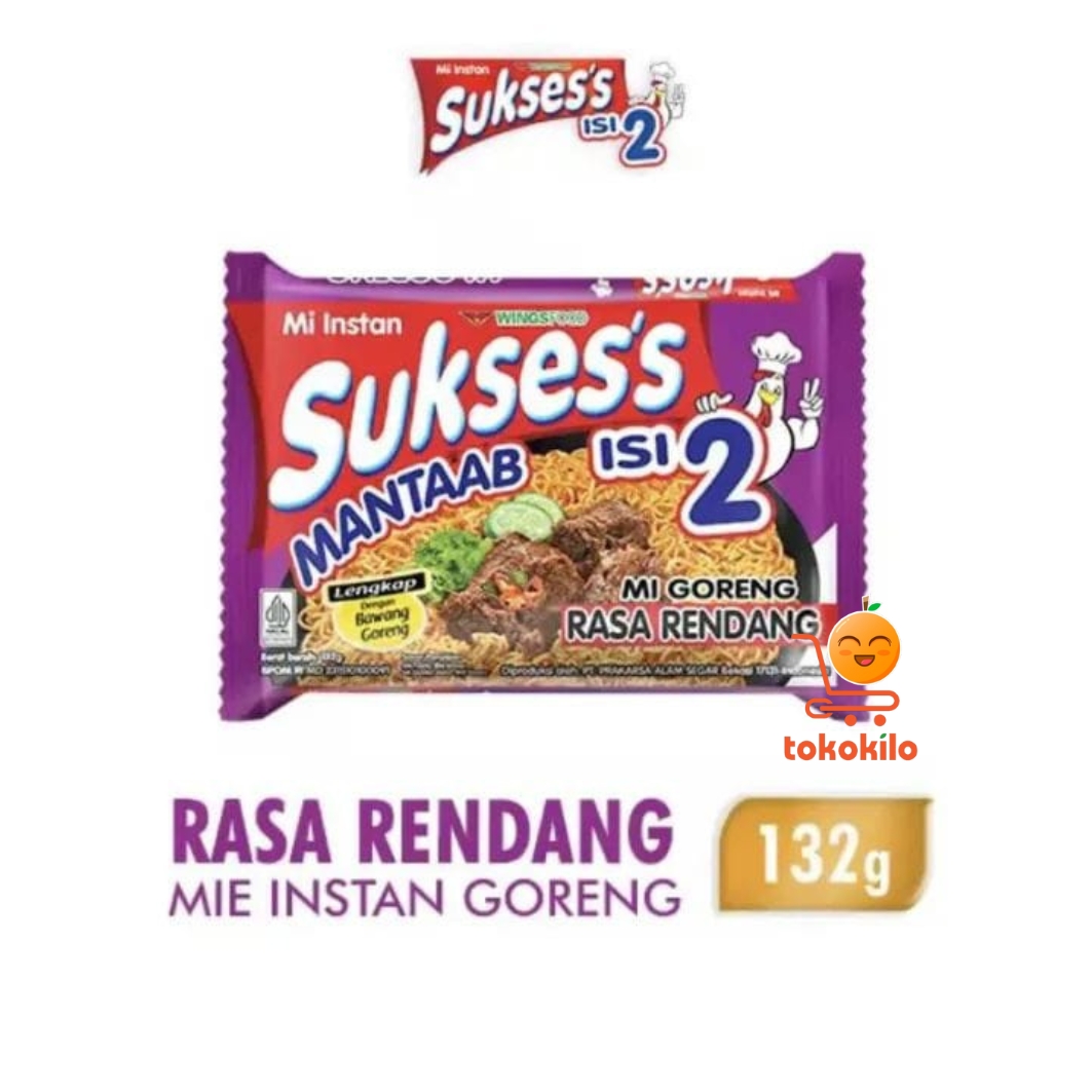 Mie Suksess Goreng Rasa Rendang isi 2 132gr