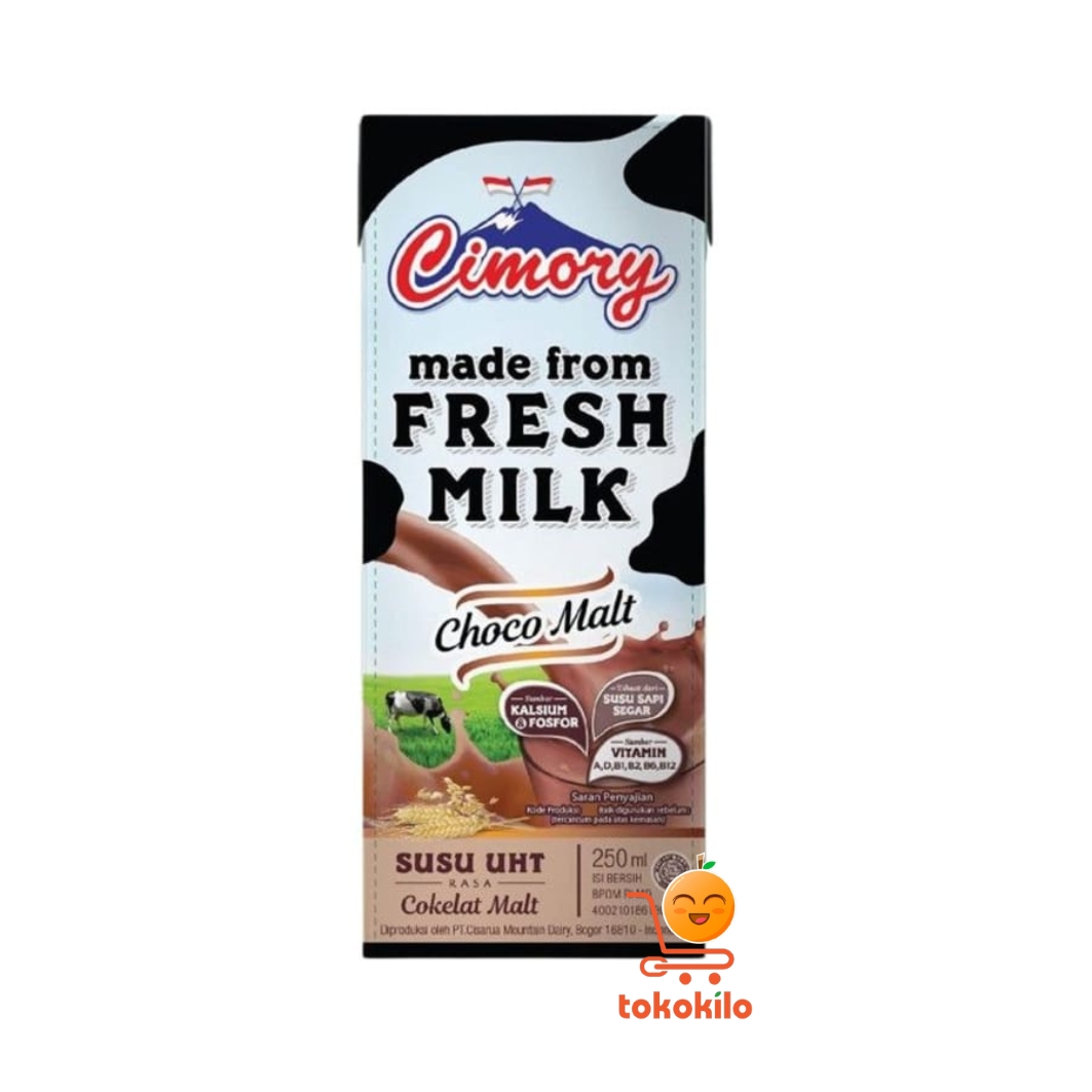 Cimory UHT Milk Rasa Cokelat Malt 250ml