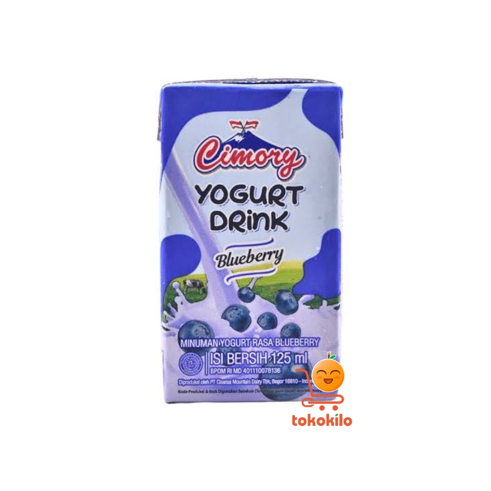 Cimory Yogurt Drink Rasa Blueberry 125ml, 200ml