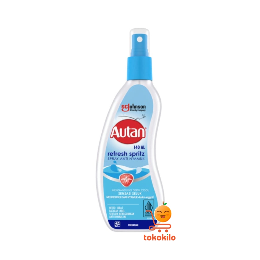 Autan Refresh Spritz Bottle Spray Anti Nyamuk 100ml