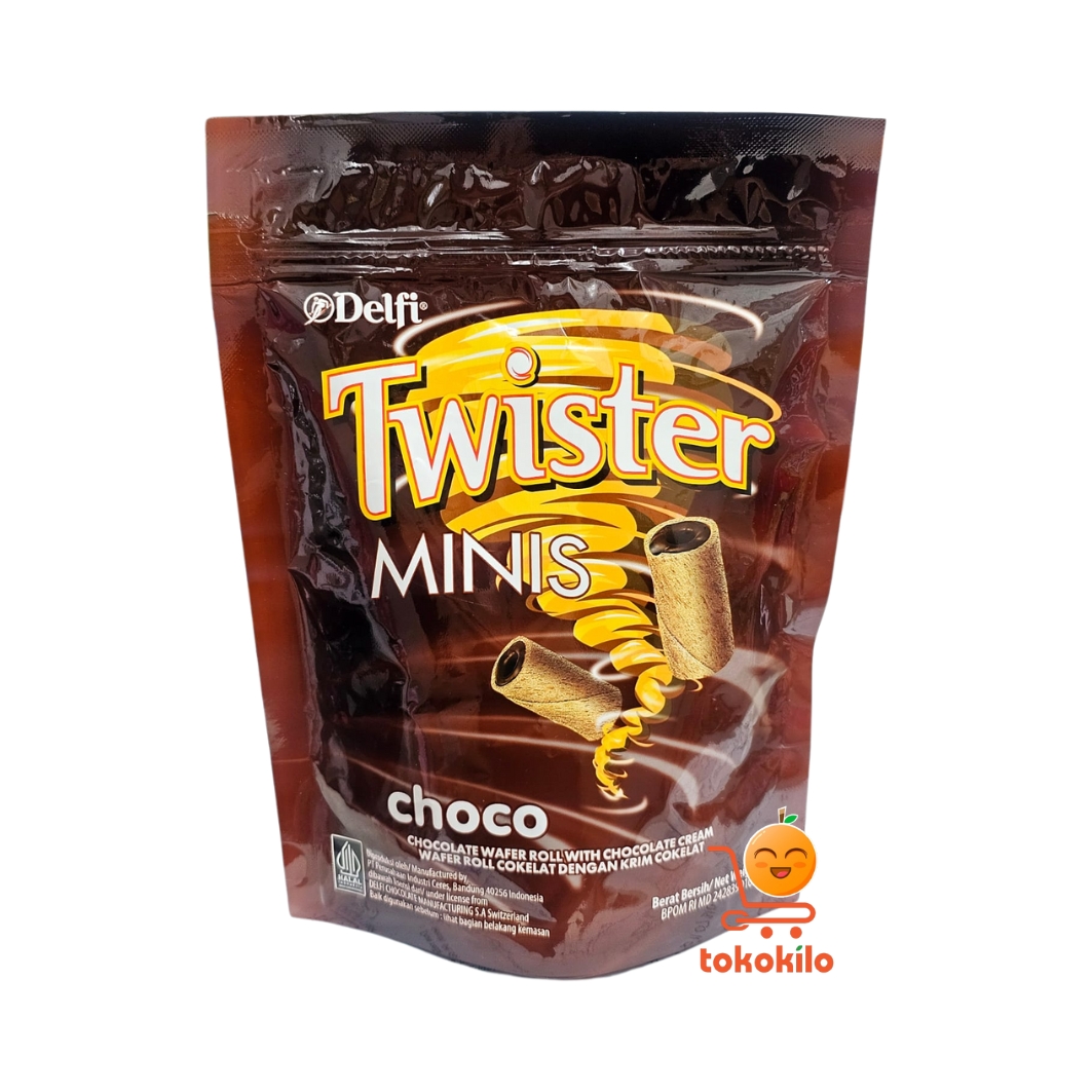 Delfi Twister Minis Choco 70gr