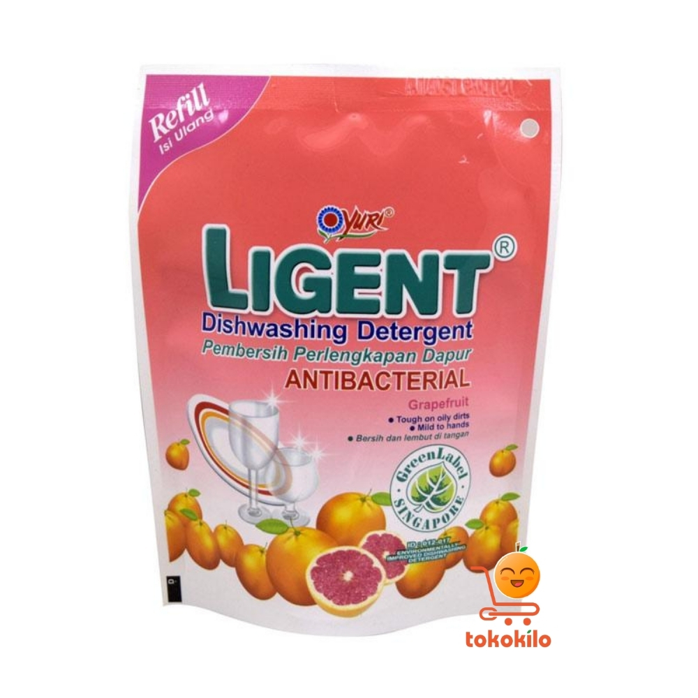 Sabun Cuci Piring Yuri Ligent Grapefruit 180ml