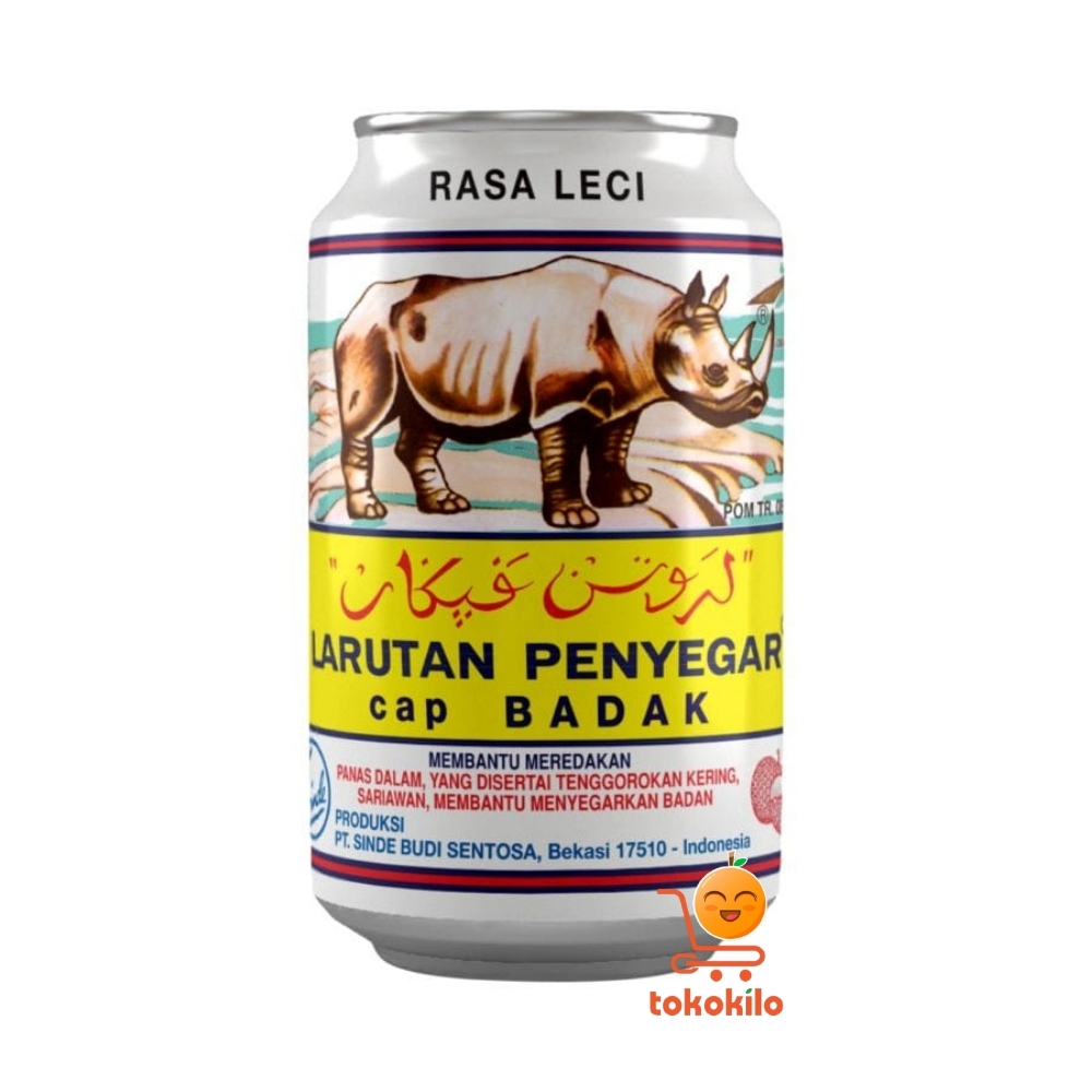 Larutan Penyegar Cap Badak Rasa Leci 320ml