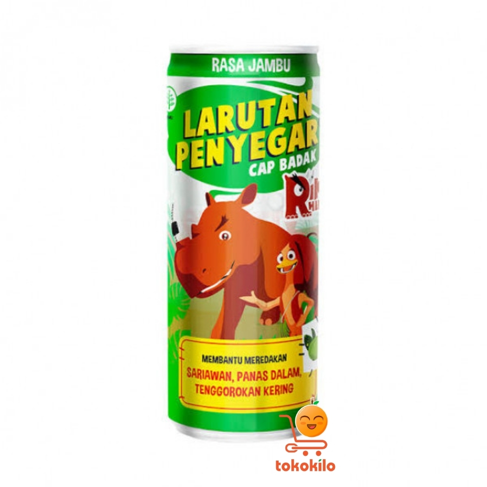 Larutan Penyegar Slim Cap Badak Rasa Jambu 238ml