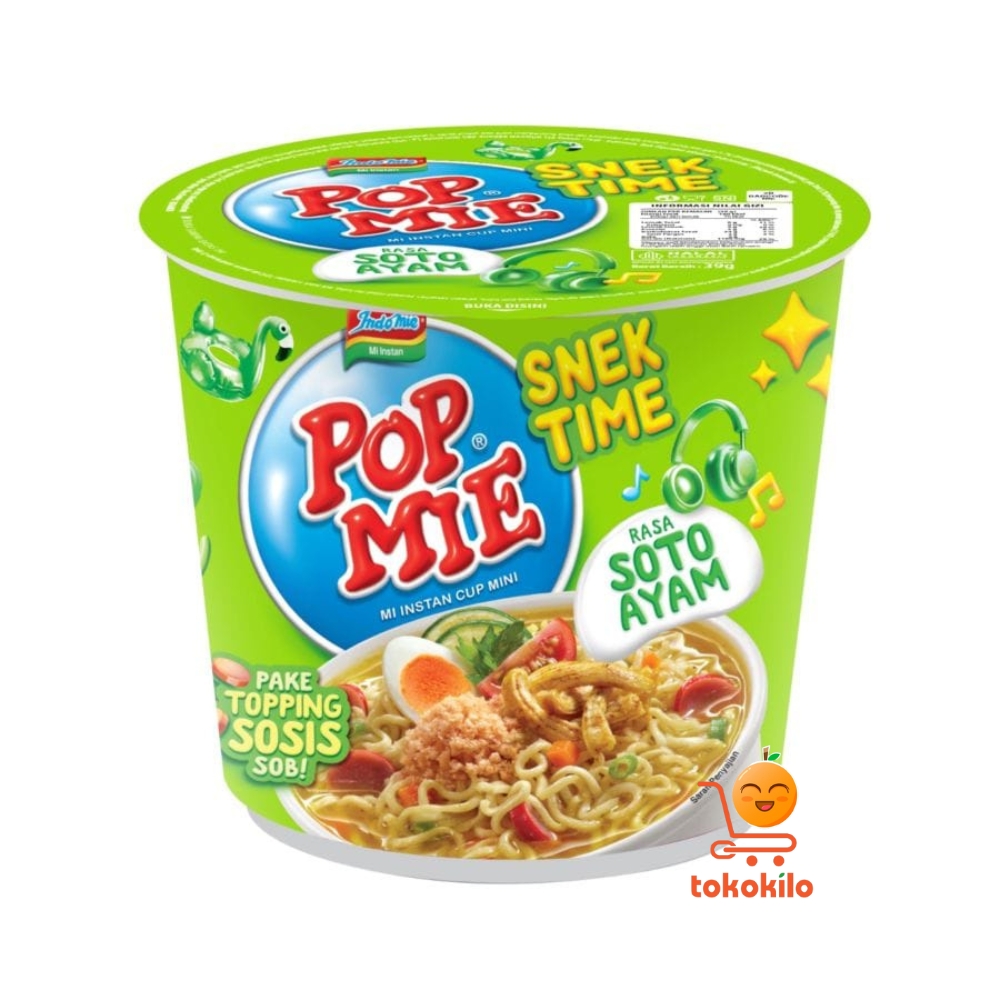 PopMie rasa Soto Ayam 39gr, 75gr