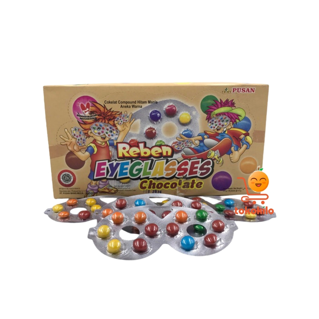 Permen Choco Eyeglass 216gr (40 PCS)