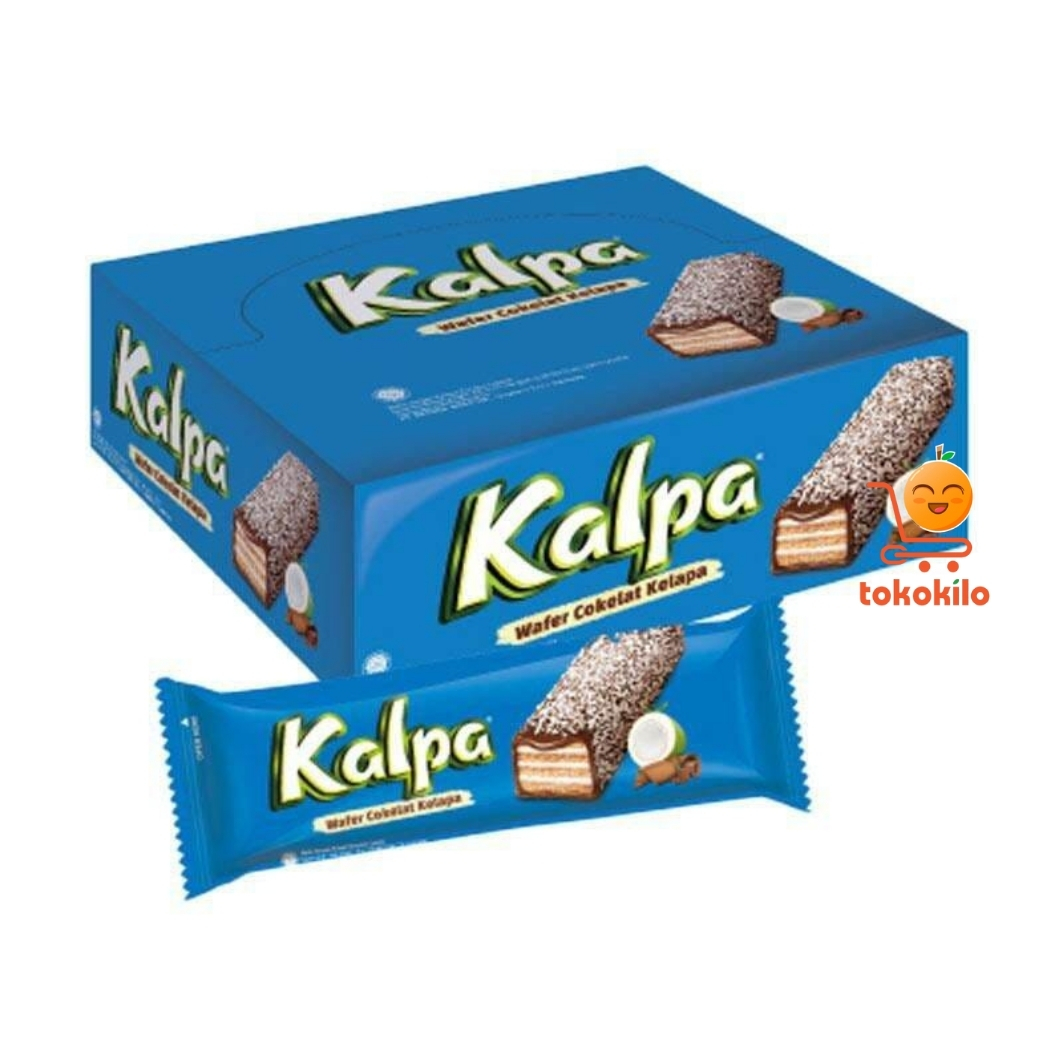 Kalpa Wafer Cokelat Kelapa 240gr (12bks X 20gr)