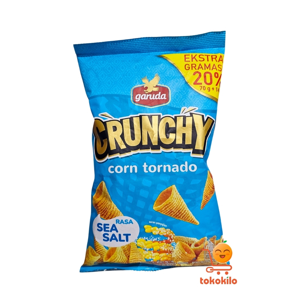Garuda Crunchy Corn Tornado rasa Sea Salt 84gr