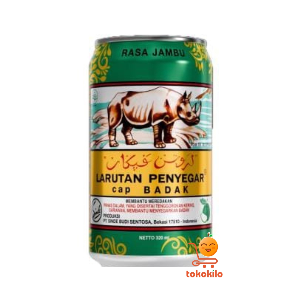Larutan Penyegar Cap Badak rasa jambu 320ml