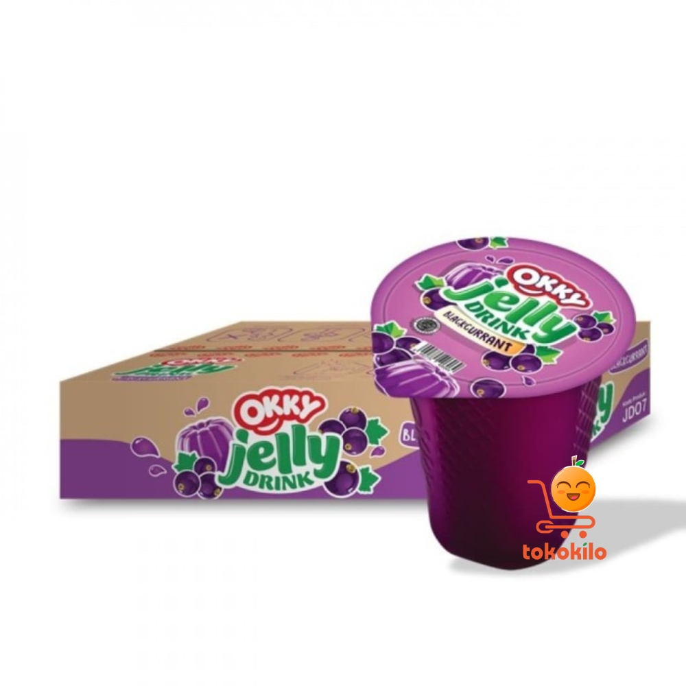 Okky Jelly Drink rasa Blackcurrant 145ml (24 PCS)