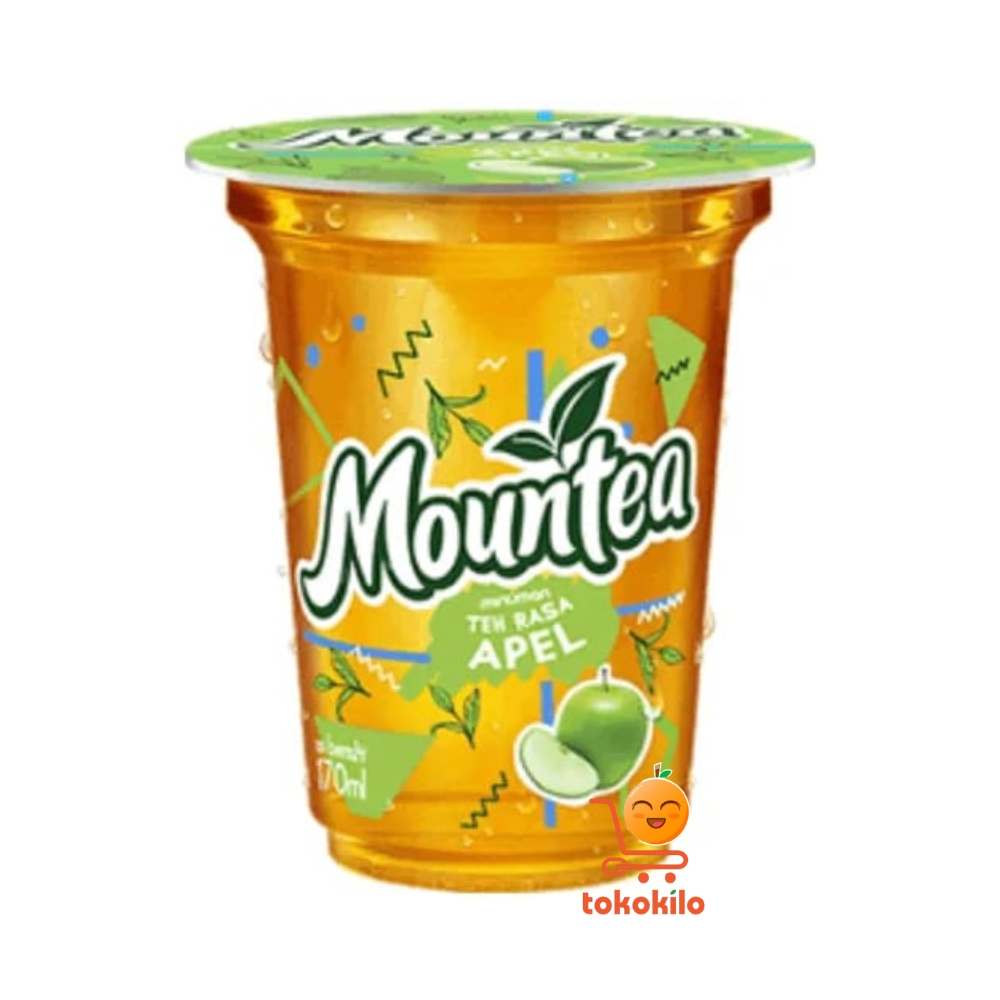 Mountea Teh Rasa Apel 160ml (24 PCS)