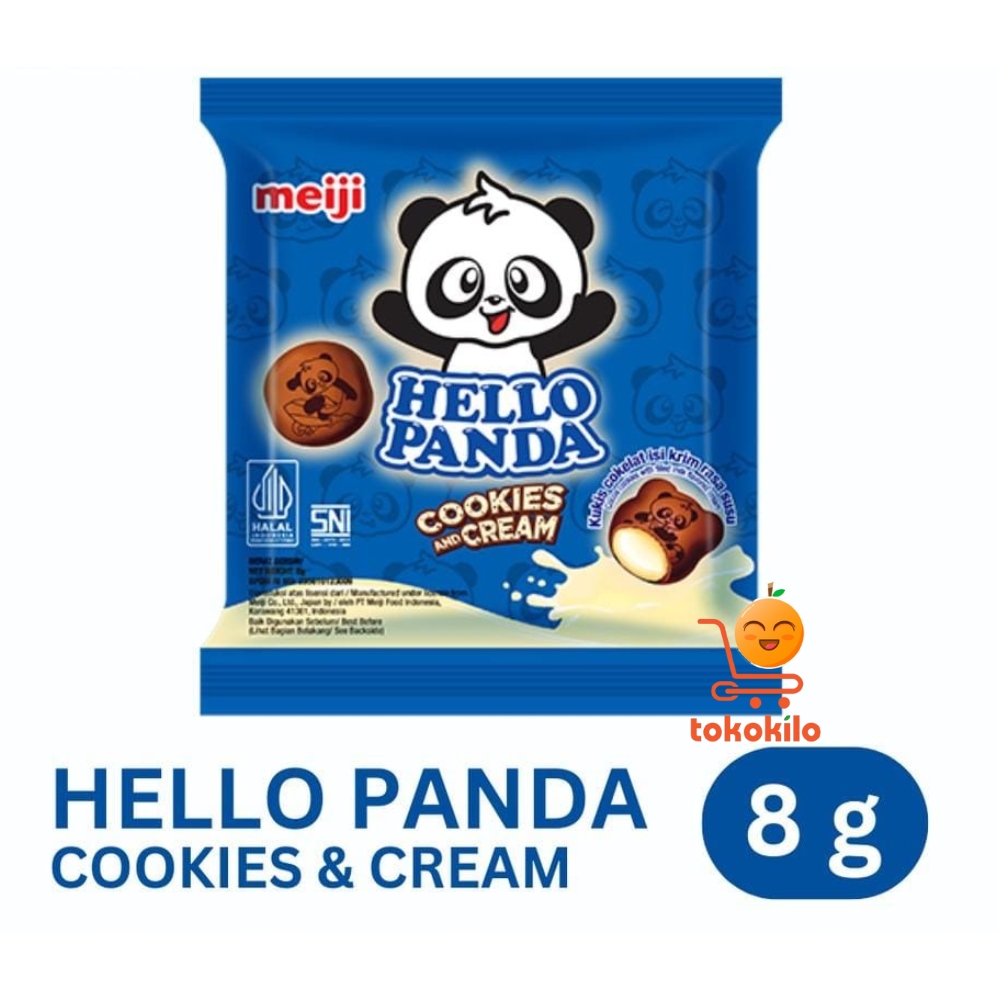 Meiji Hello Panda rasa Cookies and Cream 9gr
