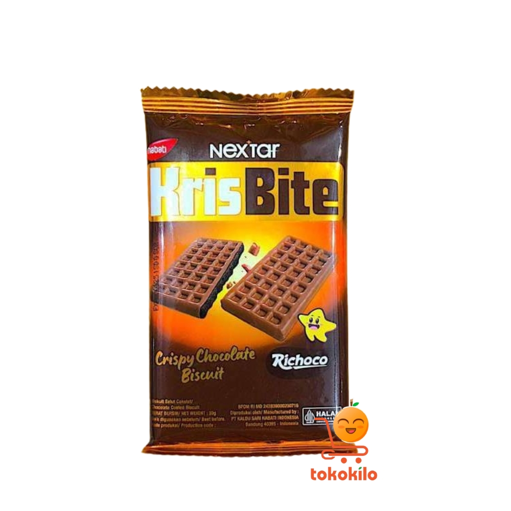 Nabati Nextar Kris Bite Crispy Chocolate Biscuit Richoco 250gr