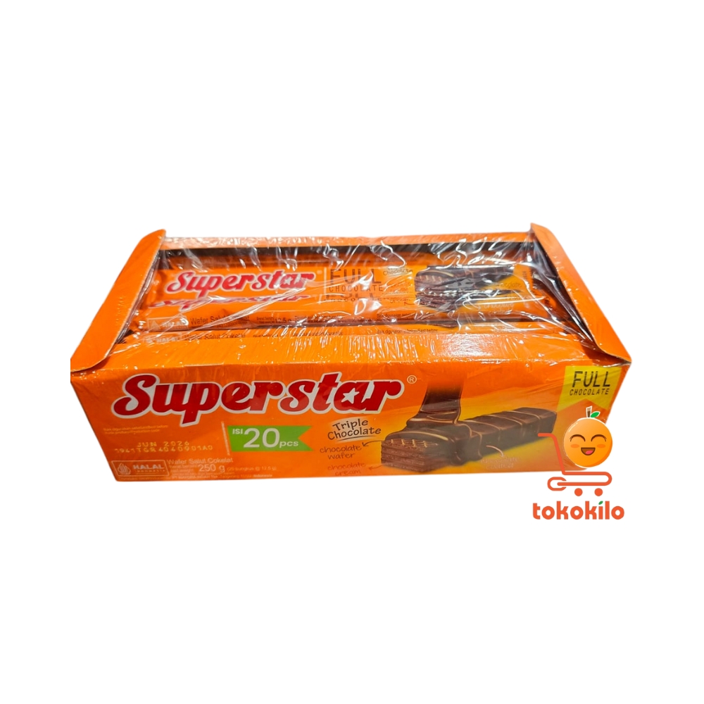 wafer Superstar Triple Chocolate 250gr
